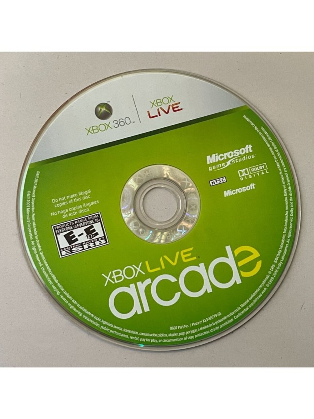 Xbox Live Arcade Compilation Disc (Xbox 360, 2007) untested